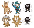 マスコットキャラクター制作致します イラストレーター親しみやすいマスコットキャラクターを作ります イメージ3