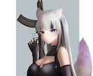 VTuber様、OCのイラストを描きます できる限りのご要望にお応えしたいと思っています イメージ4