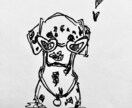 ゆるくて可愛いペットイラスト描きます ラフで愛着のある1枚をお届けします。 イメージ2