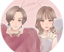最短５日納品！！水彩風の似顔絵お描きします アイコン使用や記念日のプレゼントにオススメ！ イメージ6