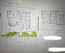 一級建築士が戸建て住宅の手書きプランを作成します お土地に合った提案、ご要望を叶える間取りをご提案いたします。 イメージ1