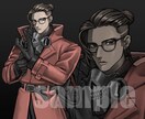 男性キャラクターのデザインを作成します クールでちょっぴりダークな男性キャラクターをデザインします！ イメージ2
