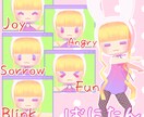 ３Dミニキャラ作成します 三面図必須・商用利用込みのサービスです イメージ1