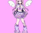 地雷系・病みかわ女の子イラスト制作します オリキャラ・創作女子向けにどうぞ！最短即日納品です！ イメージ5