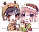 デフォルメアイコン描きます SNSアイコン、配信や観賞用に！満足して貰えるまで修正◎ イメージ8