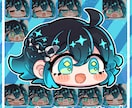 完全おまかせで顔だけデフォルメイラストを制作します 下描き提出、修正なしの安価プランです。 イメージ7