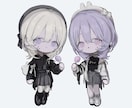 イラスト(アイコン、デフォルメイラスト)描きます 可愛い女の子や男の子のイラストが必要な方へ イメージ1