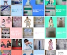タレント、推しへお渡しするアルバムの衣装作製します 生誕祭などでお渡しするアルバム表紙と裏表紙の衣装作製します イメージ5