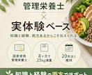 続かないダイエットの原因を管理栄養士が整理します 管理栄養士歴20年、25kg減の経験から個別に整理 イメージ3