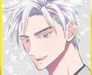 かっこいいメンズお描きします アニメ塗り、水彩塗りなどもお選びいただけます イメージ3