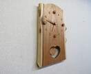 木製掛け時計製作します 北海道産銘木使用の掛け時計をハンドメイドします。 イメージ2