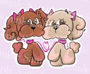 大切な家族のイラストを制作します デフォルメされたペットちゃんの可愛いイラストいかがですか？ イメージ6