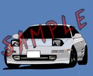 大切な車の写真をオリジナルイラストに仕上げます 模写ベースで、愛車をかっこよくイラスト化します！ イメージ2