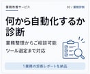 毎日の業務を整理し自動化できる仕事を診断します 転記や集計のムダを発見。業務に合うツールを提案 イメージ1