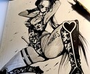 可愛い女の子・ヒロイン描かせていただきます 唯一無二のアナログ原稿にして原画を納品します！データ化あり！ イメージ3