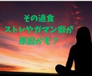 管理栄養士が過食、ストレス、人間関係何でも聞きます その過食、ストレスやガマンぐせが原因かも？改善法を考える イメージ1