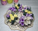 ウエディングレイを製作します リボンレイ講師が、場をより華やかにするお手伝いをします。 イメージ3