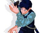 目を引くアイコン等用に！人物イラスト制作します - ̗̀ 多様な絵柄・性別・年齢・表情に対応可能   ̖́- イメージ3