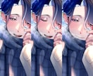 ガチ恋距離！季節感のあるデート風イラスト描きます メンバー特典、クリアファイル、切り抜いてサムネにも！ イメージ1