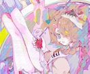 超可愛い女の子のイラストを描きます 明るくてカラフルな色使いが得意です。）））） イメージ2