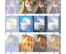 レイヤー分離・商用OKの美麗一枚絵を制作します 商用利用費込み◆歌い手・配信者様向けエモい背景・差分対応 イメージ3