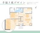 テイストに合う分かりやすい間取り図を作成します 不動産資料・広告・HP等に│テイスト別デザイン│修正無制限 イメージ4