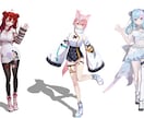 MMD対応可！Vroidで3Dモデルを制作します あなたのキャラクターを再現し動かします！ イメージ3