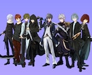 魅力的なTRPG・ゲームのオリジナル立ち絵描きます 小説・動画配信・アイコンあなただけのオリキャラ制作します イメージ3