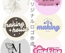 練習中なので低価格でお作り致します シンプルからふんわりや可愛い、クールなどオリジナルロゴ作成 イメージ1