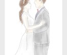 雰囲気ある人物画描きます 記念の写真を絵にして特別感を！ イメージ2