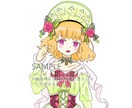 完成品の薔薇ロリータさん立ち絵を販売します TRPGや自作ゲームなど使い方はあなた次第です！ イメージ5