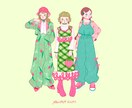 やわらかくちょっぴり個性光る人物イラスト制作します アイコンやサムネイルなど人物をメインにお描きします！ イメージ1