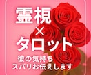 霊視×タロット☆で相手のお気持ちみます 恋愛、仕事、対人関係、幸せな未来を歩みましょう イメージ1