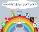web制作から運用まで！Webの力でサポートします 幅広いサービスで皆様を強力バックアップします！ イメージ2