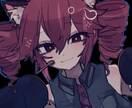 SNSアイコンや1枚絵、夢絵など描きます ダークな絵柄で癖になるようなイラストを描きます！♡ イメージ2