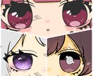 即ご依頼動けます！配信背景、アイコン等描きます 装飾品によるオプションなし！全身、胸上、ミニキャラ選べます イメージ4