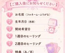 15種類の中から2つのヒーリングを選べます 今のあなたに合わせて7日間でヒーリングを切り替え♡ イメージ2