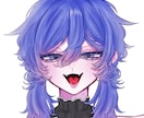 正面向きアイコン作成いたします 正面向きフェイスアップ(正方形)イラストを作成いたします♪ イメージ2
