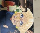大好きなキャラの画像を部屋飾れるサイズに模写します ゲーム、アニメ、キャラクターをお部屋に飾りたい方 イメージ2