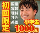 初回限定！小学生！中学受験！オンライン家庭教師ます 180名以上！国語！算数！理科！社会！英語！ イメージ1
