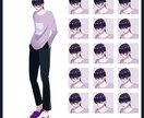 キャラデザ、立ち絵制作いたします 歌い手、実況者等、自分のキャラを視覚化したい方へ！ イメージ9