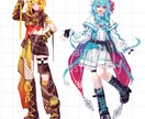 躍動感のある立ち絵の制作を承ります 宣材写真やグッズ制作、キャラクターデザインも！ イメージ2