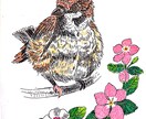 動植物や虫を描きます ボールペンならではの味わいをお楽しみください イメージ6