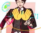snsアイコン描きます アイコンやヘッダーをご希望の容姿人物で描きます イメージ1