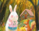 Midjourneyの絵本用srefを販売します 画風を選んで思い通りの絵本作り イメージ1