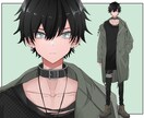 カッコイイ男性Vtuberモデル制作します キャラデザからモデリング一括無料修正アフターフォロー込み イメージ2