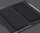 自作キーボードの設計をケースも含めて行います ファームウェアも全部コミコミ！発注用データ。商用利用可。 イメージ3