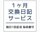 交換日記で、あなたの気持ちを全部受け止めます ストレス社会の現代において気持ちを吐き出す事は重要です！ イメージ1