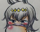 もちもちほっぺ似顔絵描きます 自分用プレゼント用アクリルスタンドバッジグッズにも✨  ✨ イメージ10