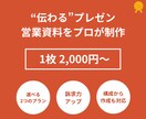 BtoB特化｜伝わるパワポ資料をプロが作成します 営業・提案・セミナー資料を「成果につながる」スライドに イメージ1